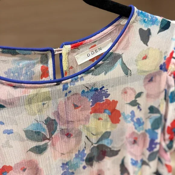 DÔEN (Doen) Floret Dress in Fleur Du Matin (Size Medium, Multicolor Floral) - Picture 8 of 8